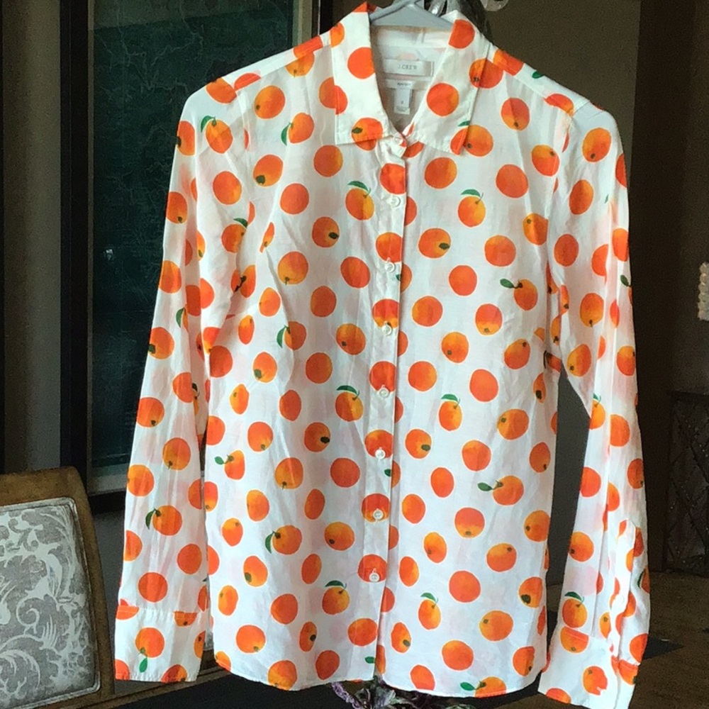 J Crew button down blouse size 2